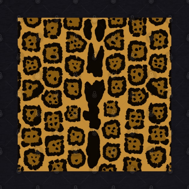 Jaguar Pattern in Natural Color by ButterflyInTheAttic